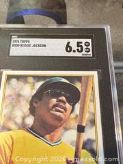 MaxSold Auction: 1976 Topps #500 Reggie Jackson Oakland A's Baseball Card - Maple Ridge (British Columbia, Canada) PARTNER MANAGED Reseller Online Auction - Blanshard