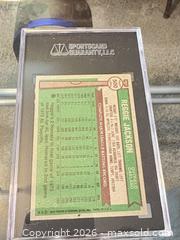 MaxSold Auction: 1976 Topps #500 Reggie Jackson Oakland A's Baseball Card - Maple Ridge (British Columbia, Canada) PARTNER MANAGED Reseller Online Auction - Blanshard
