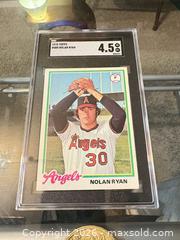 MaxSold Auction: 1978 Topps #400 Nolan Ryan California Angels Baseball Card - Maple Ridge (British Columbia, Canada) PARTNER MANAGED Reseller Online Auction - Blanshard