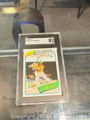 MaxSold Auction: 1980 Topps #482 Rickey Henderson ROOKIE card , Oakland A's Baseball Hall of Famer  - Maple Ridge (British Columbia, Canada) PARTNER MANAGED Reseller Online Auction - Blanshard