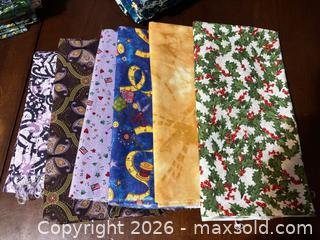 MaxSold Auction: Assorted Half-Yard Quilting Cotton Fabric Pieces (20–25 pcs) - Maple Ridge (British Columbia, Canada) PARTNER MANAGED Reseller Online Auction - Blanshard