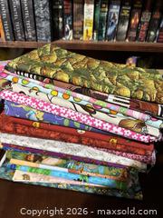 MaxSold Auction: Assorted Half-Yard Quilting Cotton Fabric Pieces (20–25 pcs) - Maple Ridge (British Columbia, Canada) PARTNER MANAGED Reseller Online Auction - Blanshard