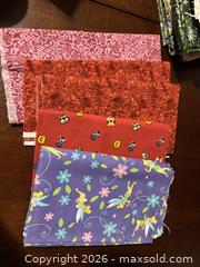 MaxSold Auction: Assorted Half-Yard Quilting Cotton Fabric Pieces (20–25 pcs) - Maple Ridge (British Columbia, Canada) PARTNER MANAGED Reseller Online Auction - Blanshard