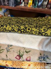 MaxSold Auction: Assorted Quilting Cotton Fabric Lot, ~11–13 Pieces, 1 yd Each - Maple Ridge (British Columbia, Canada) PARTNER MANAGED Reseller Online Auction - Blanshard