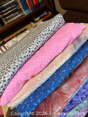 MaxSold Auction: Assorted Quilting Cotton Fabric Pieces - 12–13 One-Yard Cuts - Maple Ridge (British Columbia, Canada) PARTNER MANAGED Reseller Online Auction - Blanshard