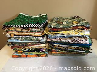 MaxSold Auction: Assorted Quilting/Sewing Fabric Lot - 1/2 Yard Cuts, Multicolor - Maple Ridge (British Columbia, Canada) PARTNER MANAGED Reseller Online Auction - Blanshard