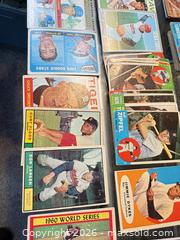 MaxSold Auction: Lot of 150+ Vintage Original Topps Gum Baseball Trading Cards (Late 1950s–Mid 1960s) - Maple Ridge (British Columbia, Canada) PARTNER MANAGED Reseller Online Auction - Blanshard