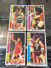 MaxSold Auction: Lot of 4 NBA Vintage Basketball Trading Cards — Havlicek, Julis Erving, Walton, Maravich - Maple Ridge (British Columbia, Canada) PARTNER MANAGED Reseller Online Auction - Blanshard