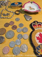 MaxSold Auction: Mixed Vintage Jewelry, Cufflinks, Coins & Collectibles Lot (~40–50 pcs) (IW) - Maple Ridge (British Columbia, Canada) PARTNER MANAGED Reseller Online Auction - Blanshard