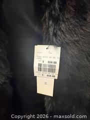 MaxSold Auction: Saila Black Fur Vest XL (RJ) - Maple Ridge (British Columbia, Canada) PARTNER MANAGED Reseller Online Auction - Blanshard