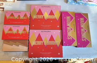 MaxSold Auction: Sephora Holiday Eyeshadow Palettes, 78 Pans (Approx.) -sc - Maple Ridge (British Columbia, Canada) PARTNER MANAGED Reseller Online Auction - Blanshard
