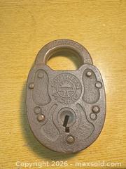MaxSold Auction: Southern Pacific / American Lock Co. Railroad Padlock - Maple Ridge (British Columbia, Canada) PARTNER MANAGED Reseller Online Auction - Blanshard