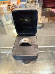 MaxSold Auction: Tara Vanessa Titanium Wide Men's Ring, Double Grooves, ~8–10mm - (YK) - Maple Ridge (British Columbia, Canada) PARTNER MANAGED Reseller Online Auction - Blanshard