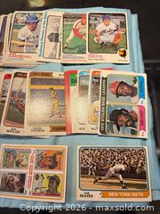 MaxSold Auction: Vintage 1970s Topps Gum vintage-era Baseball Card Lot (~130) - Maple Ridge (British Columbia, Canada) PARTNER MANAGED Reseller Online Auction - Blanshard