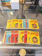 MaxSold Auction: Vintage 'Play Baseball - Scratch Off' Game Cards (Lot) - Maple Ridge (British Columbia, Canada) PARTNER MANAGED Reseller Online Auction - Blanshard