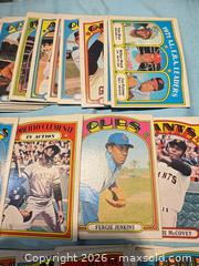 MaxSold Auction: Vintage Topps Gum baseball trading cards inc. Hank Aaron lot — 1970s players (85-100+) - Maple Ridge (British Columbia, Canada) PARTNER MANAGED Reseller Online Auction - Blanshard