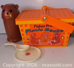 MaxSold Auction: 1974 Vintage Fisher-Price Picnic Basket - Ottawa (Ontario, Canada) SELLER MANAGED Downsizing Online Auction - Armstrong