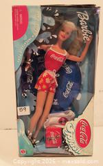 MaxSold Auction: 1999 Barbie Cocal-Cola Splash Special Ed. in box - Ottawa (Ontario, Canada) SELLER MANAGED Downsizing Online Auction - Armstrong