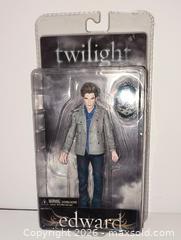 MaxSold Auction: 2008 NECA Twilight "Edward" Figure on card - Ottawa (Ontario, Canada) SELLER MANAGED Downsizing Online Auction - Armstrong