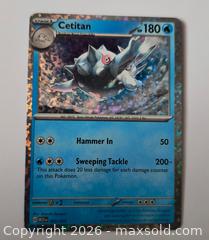 MaxSold Auction: Cetitan holo Pokemon card 005/015 - Ottawa (Ontario, Canada) SELLER MANAGED Downsizing Online Auction - Armstrong