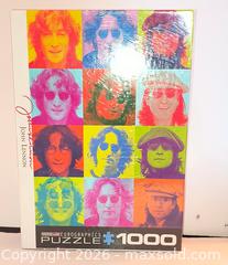 MaxSold Auction: John Lennon 1000-piece sealed puzzle  - Ottawa (Ontario, Canada) SELLER MANAGED Downsizing Online Auction - Armstrong