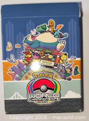 MaxSold Auction: Lot of 60 Pokemon cards World Championship 2016 - Ottawa (Ontario, Canada) SELLER MANAGED Downsizing Online Auction - Armstrong