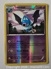 MaxSold Auction: Swoobat holo Pokemon card 51/114 - Ottawa (Ontario, Canada) SELLER MANAGED Downsizing Online Auction - Armstrong