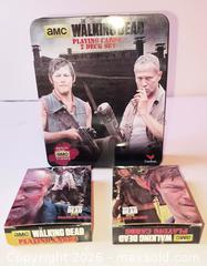 MaxSold Auction: Walking Dead metal tin set of 2 decks of Playing cards - Ottawa (Ontario, Canada) SELLER MANAGED Downsizing Online Auction - Armstrong