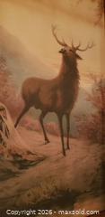 MaxSold Auction: Antique Framed Stag Chromolithograph Print, signed, sold as is - Kingston (Ontario, Canada) SELLER MANAGED Estate Sale Online Auction - Tamarac Street