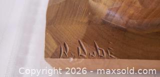 MaxSold Auction: Canadian Wood Carving Of A Moose, Signed D Dubé - Kingston (Ontario, Canada) SELLER MANAGED Estate Sale Online Auction - Tamarac Street