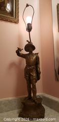 MaxSold Auction: Large Antique French Spelter Cavalier/Musketeer Figural Table Lamp, sold as is - Kingston (Ontario, Canada) SELLER MANAGED Estate Sale Online Auction - Tamarac Street