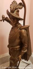 MaxSold Auction: Large Antique French Spelter Cavalier/Musketeer Figural Table Lamp, sold as is - Kingston (Ontario, Canada) SELLER MANAGED Estate Sale Online Auction - Tamarac Street