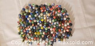 MaxSold Auction: Lot of Glass Game-Size Marbles, 12–16 mm, Mixed Colors/Patterns - Kingston (Ontario, Canada) SELLER MANAGED Estate Sale Online Auction - Tamarac Street