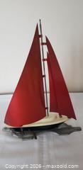 MaxSold Auction: Mid-Century Vintage Sailboat Yacht Table Lamp Light, sold as is - Kingston (Ontario, Canada) SELLER MANAGED Estate Sale Online Auction - Tamarac Street