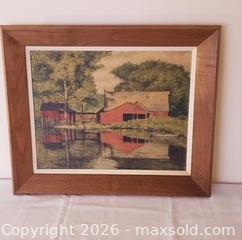 MaxSold Auction: Rare Find - Gene Pelham "Peaceful Waters" framed lithograph, sold as is - Kingston (Ontario, Canada) SELLER MANAGED Estate Sale Online Auction - Tamarac Street