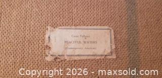 MaxSold Auction: Rare Find - Gene Pelham "Peaceful Waters" framed lithograph, sold as is - Kingston (Ontario, Canada) SELLER MANAGED Estate Sale Online Auction - Tamarac Street