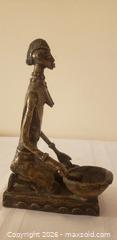 MaxSold Auction: Vintage African Cast Bronze Tribal Figure Tabletop Sculpture - Kingston (Ontario, Canada) SELLER MANAGED Estate Sale Online Auction - Tamarac Street