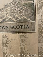 MaxSold Auction: Vintage Illustrated Plan of the City of Halifax, Nova Scotia — Lithograph, sold as is - Kingston (Ontario, Canada) SELLER MANAGED Estate Sale Online Auction - Tamarac Street
