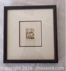 MaxSold Auction: Vintage Jacques Brousseau Colored Etching Original Print, Signed, Numbered, sold as is - Kingston (Ontario, Canada) SELLER MANAGED Estate Sale Online Auction - Tamarac Street