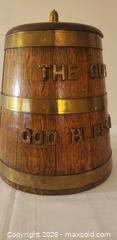 MaxSold Auction: Vintage Oak And Brass Bound Royal Navy Rum Tub - Kingston (Ontario, Canada) SELLER MANAGED Estate Sale Online Auction - Tamarac Street