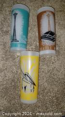 MaxSold Auction: Set of 10 Seattle World's Fair 1962 Frosted Glass Tumblers - South Hill (Washington, USA) SELLER MANAGED Estate Sale Online Auction - 117st Ct East (CONDO)