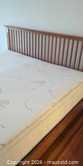 MaxSold Auction: King Bed Frame & Mattress Set, Honey Wood - Saanich (British Columbia, Canada) PARTNER MANAGED Moving Online Auction - Parker Avenue