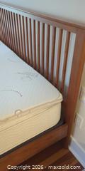MaxSold Auction: King Bed Frame & Mattress Set, Honey Wood - Saanich (British Columbia, Canada) PARTNER MANAGED Moving Online Auction - Parker Avenue