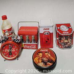 MaxSold Auction: Coca Cola Tin Collectibles Lot - Riverview (Florida, USA) SELLER MANAGED Downsizing Online Auction - Holly Heath Drive