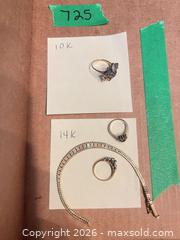 MaxSold Auction: 10K & 14K Yellow Gold Rings and bracelet - Belleville (Ontario, Canada) PARTNER MANAGED Downsizing Online Auction - Haig Road