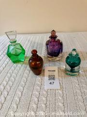 MaxSold Auction: Hand Crafted Glass Perfume Bottles - Ottawa (Ontario, Canada) SELLER MANAGED Downsizing Online Auction -  Brenda