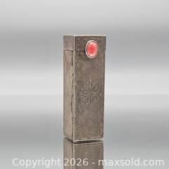 MaxSold Auction: 800 Silver Lipstick Case with Red Cabochon - Hatboro (Pennsylvania, USA) PARTNER MANAGED Estate Sale Online Auction -  Jacksonville Road