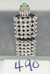 MaxSold Auction: Miniature Perfume Bottle Silver Cover Amethyst Glass  - Hatboro (Pennsylvania, USA) PARTNER MANAGED Estate Sale Online Auction -  Jacksonville Road