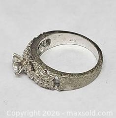 MaxSold Auction: Sterling silver 925 clears stone filigree ring - Hatboro (Pennsylvania, USA) PARTNER MANAGED Estate Sale Online Auction -  Jacksonville Road