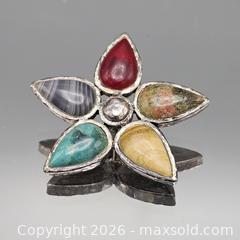 MaxSold Auction: Sterling Silver Flower Motif Pendant — Boho Native-Inspired - Hatboro (Pennsylvania, USA) PARTNER MANAGED Estate Sale Online Auction -  Jacksonville Road